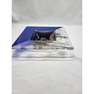 Gene Hester signed Fused Glass Art Glass Bowl
